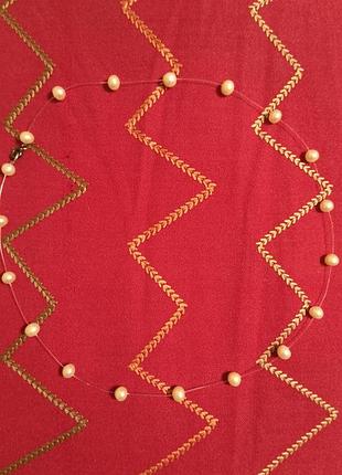 Бусы из жемчужин высшего качества серебряная застежка