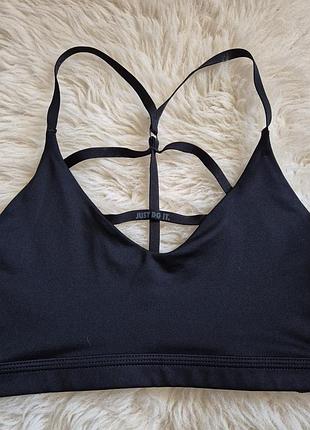 Топ жіночий спортивний бра nike indy jdi bra m чорний