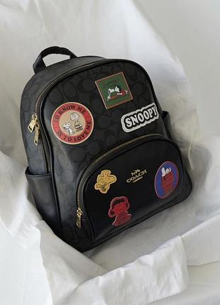 Женский рюкзак coach black вт6266