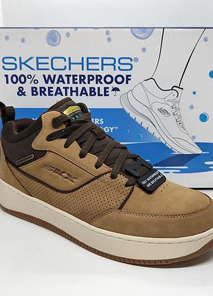 Шкіряні водонепроникні кеди черевики skechers