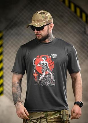 Тактическая футболка born of war grey вт4731