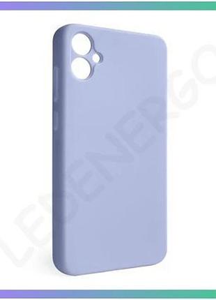 Чехол силиконовый для samsung galaxy a05/a055 (2023) фиолетовый накладка без логотипа закрита камера s sku_stcom_2710000291640