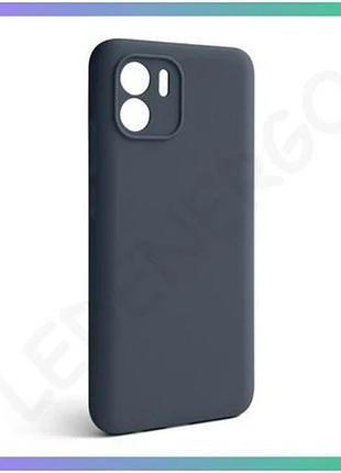 Чехол силиконовый для xiaomi redmi a1 темно-синий накладка для смартфона с закрытой камерой sku_271000 sku_stcom_2710000265740