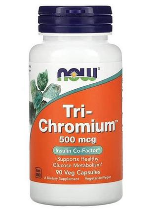 Now tri-chromium 500 mcg 90 veg caps