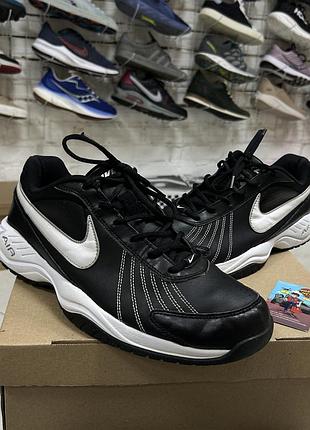 Чоловічі кросівки nike air diamond trainer спортивні чорно-білі шкіряні повсякденні оригінал для тренувань бігу залу баскетболу бу 45-45.5 р осінні
