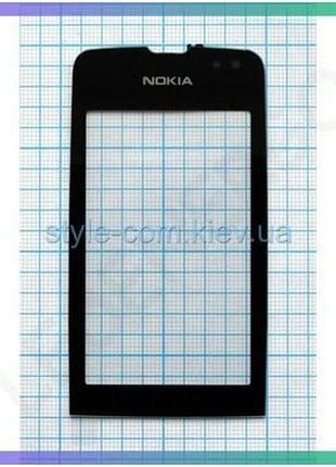 Тачскрин для nokia asha 311 чорний сенсорний екран high quality без oca-плівки для заміни дисплея sku_ sku_2701337700004