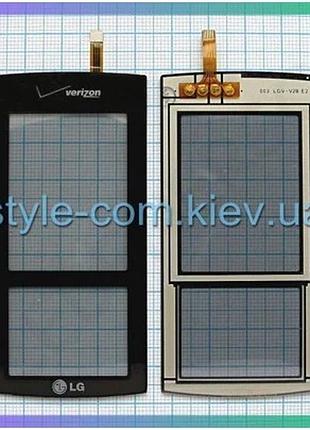 Тачскрин для lg kf600 черный сенсор высокого качества для замены дисплея телефона sku_stcom_2701153600 sku_2701153600007