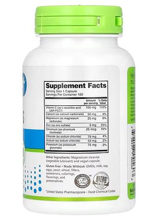 Nutribiotic performance essential electrolytes 100 капсул 2