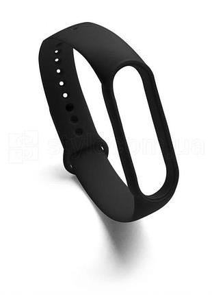Силиконовый ремешок для xiaomi mi band 5 6 7 черный оригинальный браслет для фитнес-трекера sku_stcom_2710000238300