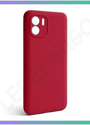 Силиконовый чехол для xiaomi redmi a1 красный без логотипа чехол-накладка для смартфона sku_2710000265 sku_stcom_2710000265832