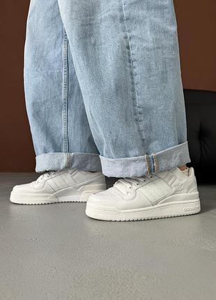 Кросівки adidas forum low full white 🤍