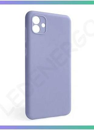 Силиконовый чехол для samsung galaxy a04/a045 2022 лавандовый защитный чехол-накладка без логотипа sku sku_stcom_2710000283850
