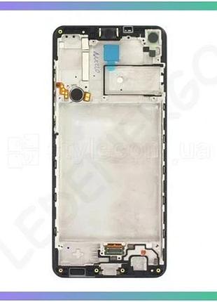 Дисплей lcd samsung galaxy a21s черный с тачскрином и рамкой оригинал для замены экрана телефона sku_s sku_2710000206668
