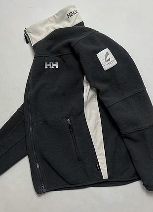 Чоловіча флісова кофта helly hansen чорного кольору, мужская флисовая зипка helly hansen , кофта чоловіча тепла хеллі хенсон