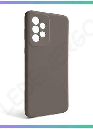 Чехол full silicone case для samsung galaxy a33 5g силиконовый серый накладка без логотипа sku_2710000 sku_stcom_2710000239888