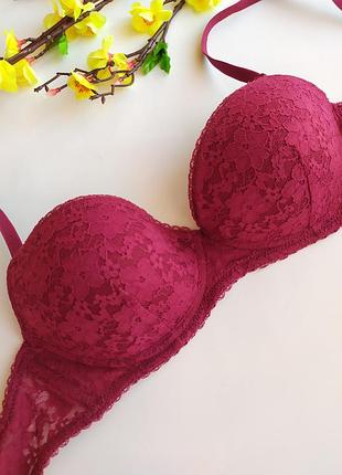 Брендовый кружный бюстгалтер без пуш-ап tezenis, eur 75c
