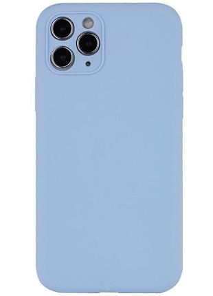 Чехол silk full camera protective (aa) no logo для apple iphone 12 pro max (6.7") голубой / lilac blue