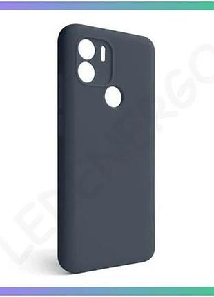 Силиконовый чехол для xiaomi redmi a1 plus с закрытой камерой темно-синий чехол-накладка без логотипа sku_stcom_2710000265863