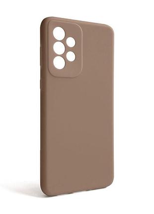 Силіконовий чохол для samsung galaxy a33 5g бежевий накладка для захисту смартфона без логотипу sku_stcom_2710000239949