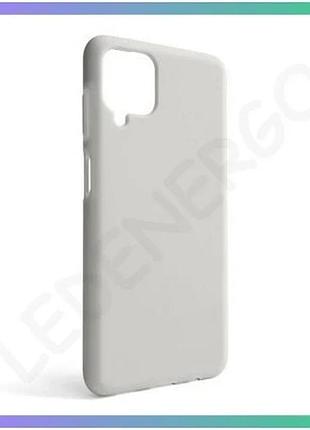 Силиконовый чехол для samsung galaxy a12 a125 2020 a127 2021 серый накладка без логотипа защитный чехо sku_stcom_2710000317609
