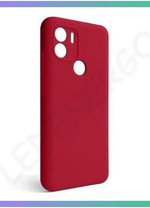 Чехол full silicone case для xiaomi redmi a1 plus красный силиконовый чехол-накладка без логотипа sku_ sku_stcom_2710000265955