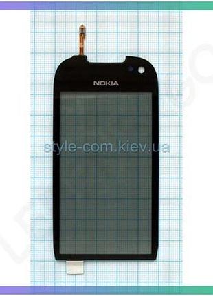 Тачскрин для nokia 701 черный оригинальный сенсор без oca-пленки для замены дисплея sku_stcom_27015043 sku_2701504300006