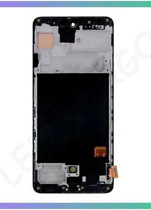 Дисплей lcd для samsung galaxy a51 a515 2019 з сенсорним екраном і рамкою чорний оригінальна якість sk sku_2710000226000