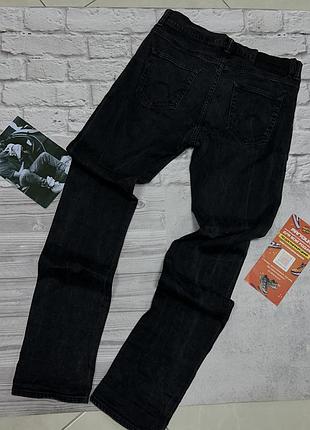 Чоловічі джинси японського бренду edwin ed-90 skinny straight оригінал темно-сірі заужені з низькою посадкою прямі класичні повсякденні бу 31/32