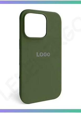 Чехол full silicone case для apple iphone 16 pro зеленый силиконовый чехол-накладка для смартфона sku_ sku_stcom_2710000304463