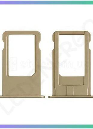 Лоток для sim-карти apple iphone 6 золотий оригінальний триммер для симки якісний sim-лоток sku_stcom_ sku_2701862400004
