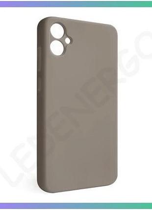 Силиконовый чехол для samsung galaxy a05/a055 2023 серый накладка без логотипа защитный чехол sku_2710 sku_stcom_2710000291572