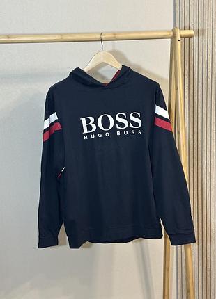 Худі чоловіче hugo boss чорне без утеплення