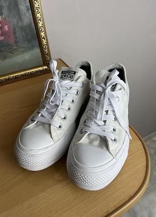 Кеди жіночі converse білі