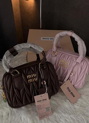 Сумка miu miu у двох кольорах