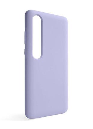 Силіконовий чохол для xiaomi mi 10 лавандовий накладка без логотипу для захисту смартфона sku_stcom_2710000251644