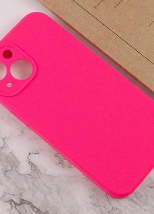 Чехол silk full camera protective (aa) no logo для apple iphone 15 (6.1") розовый / barbie pink 3