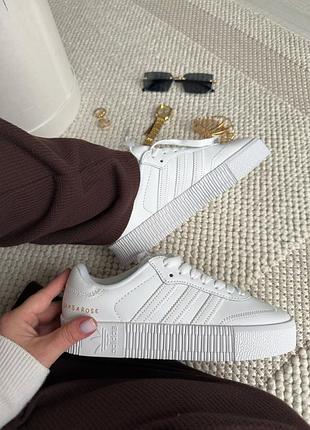 Кроссовки женские adidas samba white