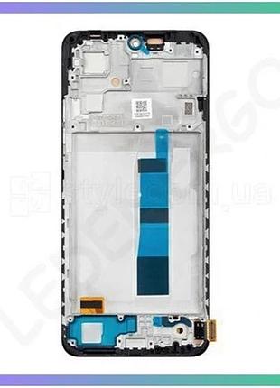 Дисплей lcd xiaomi redmi note 12 4g з сенсорним екраном і рамкою чорний oled оригінал для ремонту смар sku_2710000287421