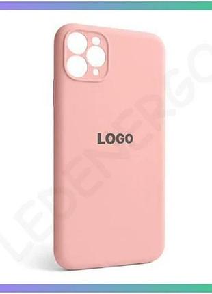 Чехол full silicone case для apple iphone 11 pro max розовый силиконовая накладка с закрытой камерой s sku_stcom_2710000244585