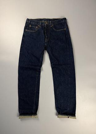 Джинси levi's 501 lvc 1966 selvedge raw denim dark indigo w32 l32 (1966 reissue)