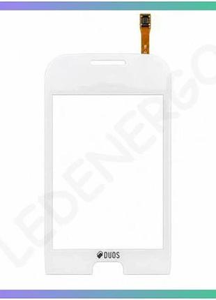 Тачскрин для samsung c3312 белый сенсор высокого качества для замены дисплея телефона sku_stcom_270139 sku_2701397600009