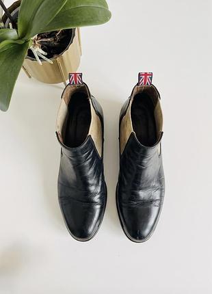 Шкіряні ботильйони челсі pepe jeans