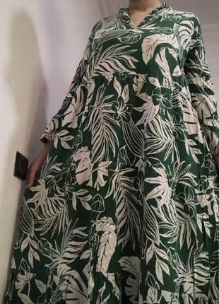 Ярусное платье 👗 большого размера 3