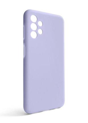 Чехол силиконовый для samsung galaxy a13 4g/a135 (2022) лавандовый накладка для смартфона закрытая кам sku_stcom_2710000239109