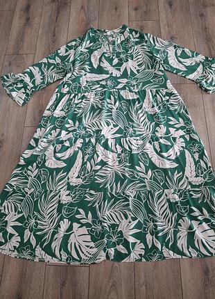 Ярусное платье 👗 большого размера 7