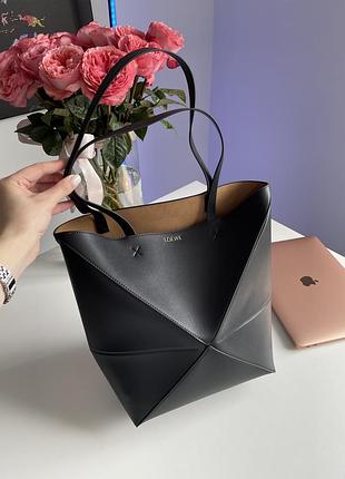 Сумка medium puzzle leather tote bag