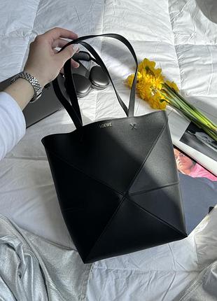Сумка medium puzzle leather tote bag 2