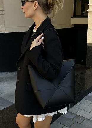 Сумка medium puzzle leather tote bag 10