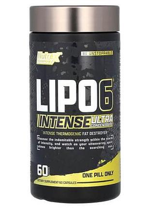 Nutrex lipo-6 intense ultra concentrate 60 капсул (usa)