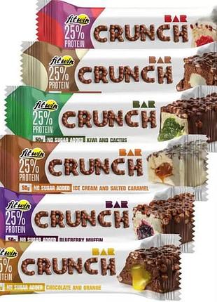 Fitwin crunch bar 50 грамм мороженое-солона карамель
